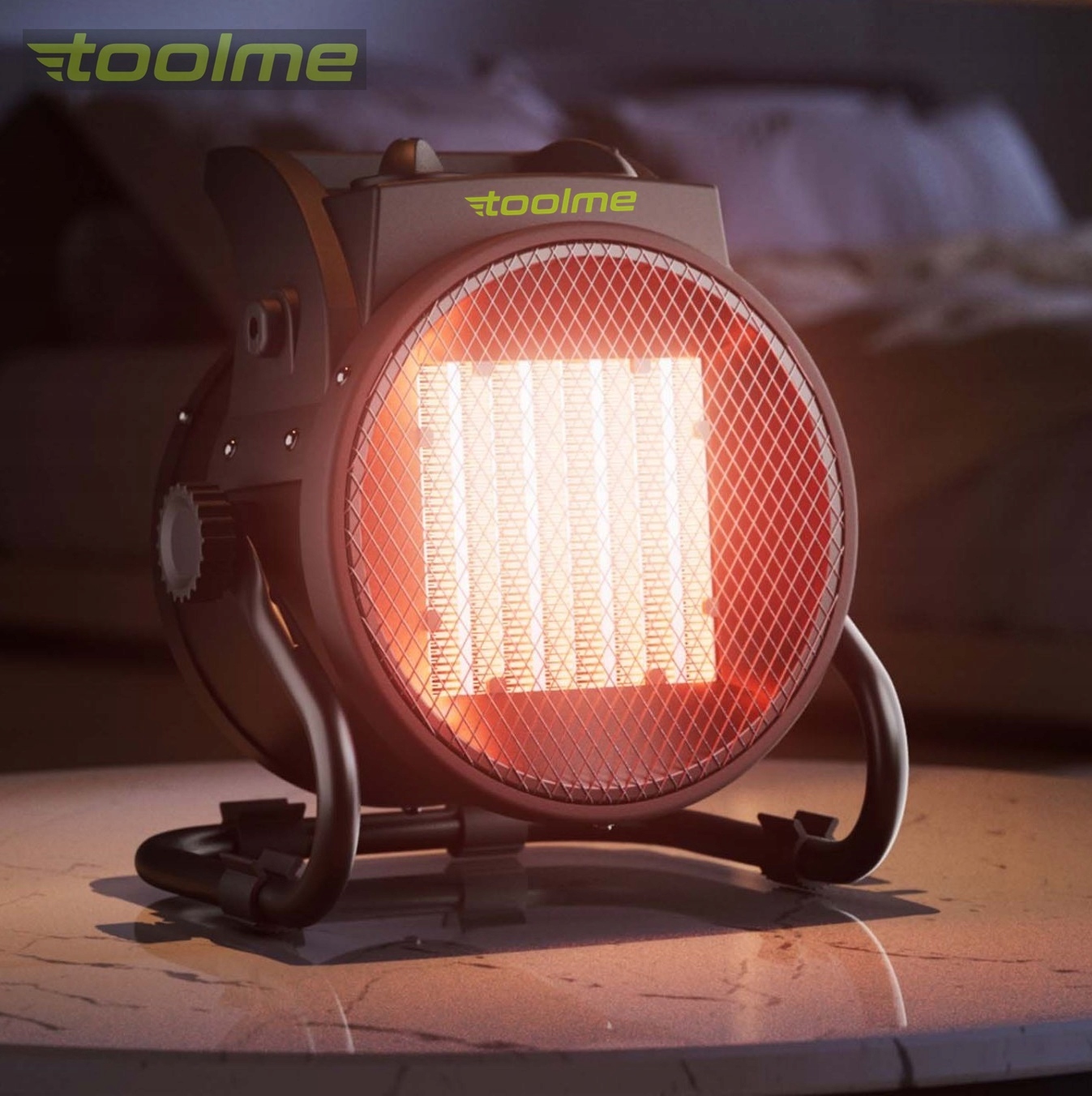 Nagrzewnica elektryczny farelka grzejnik dmuchawa cichy toolme 2Kw Kod producenta TM187N